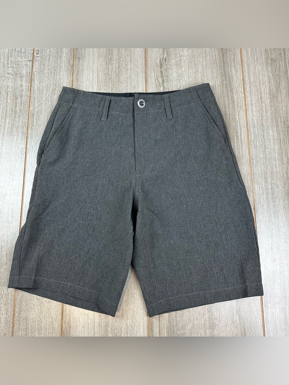 Volcom Surf Turf Shorts Mens 27 Charcoal Gray 4 Way Stretch